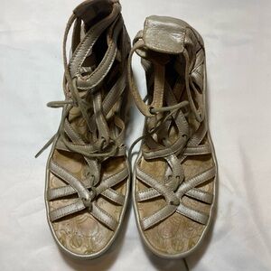 Fly London Greige Heels